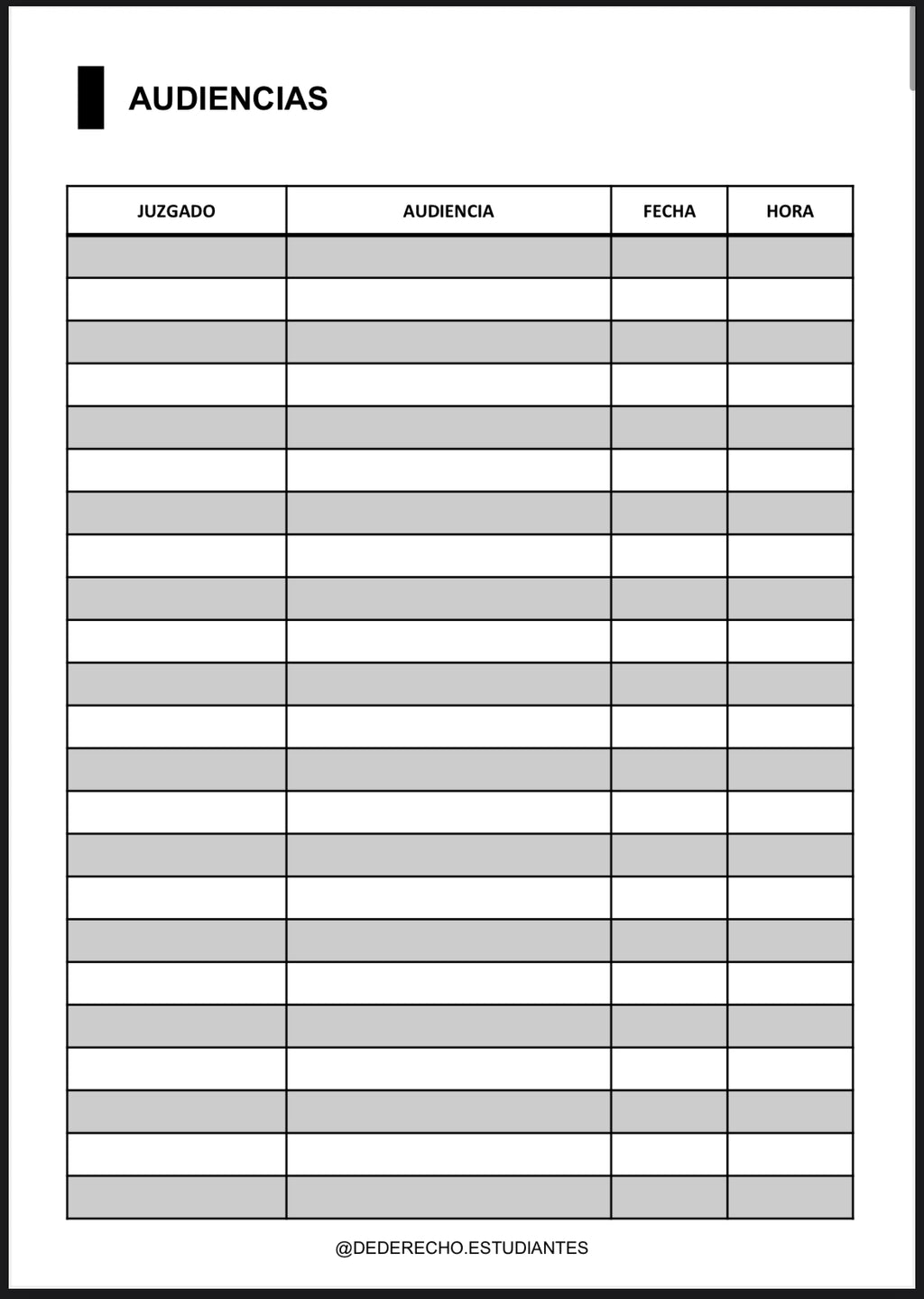 AGENDA ABOGADOS 2026