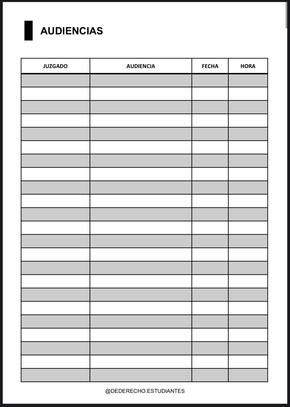 AGENDA ABOGADOS 2026