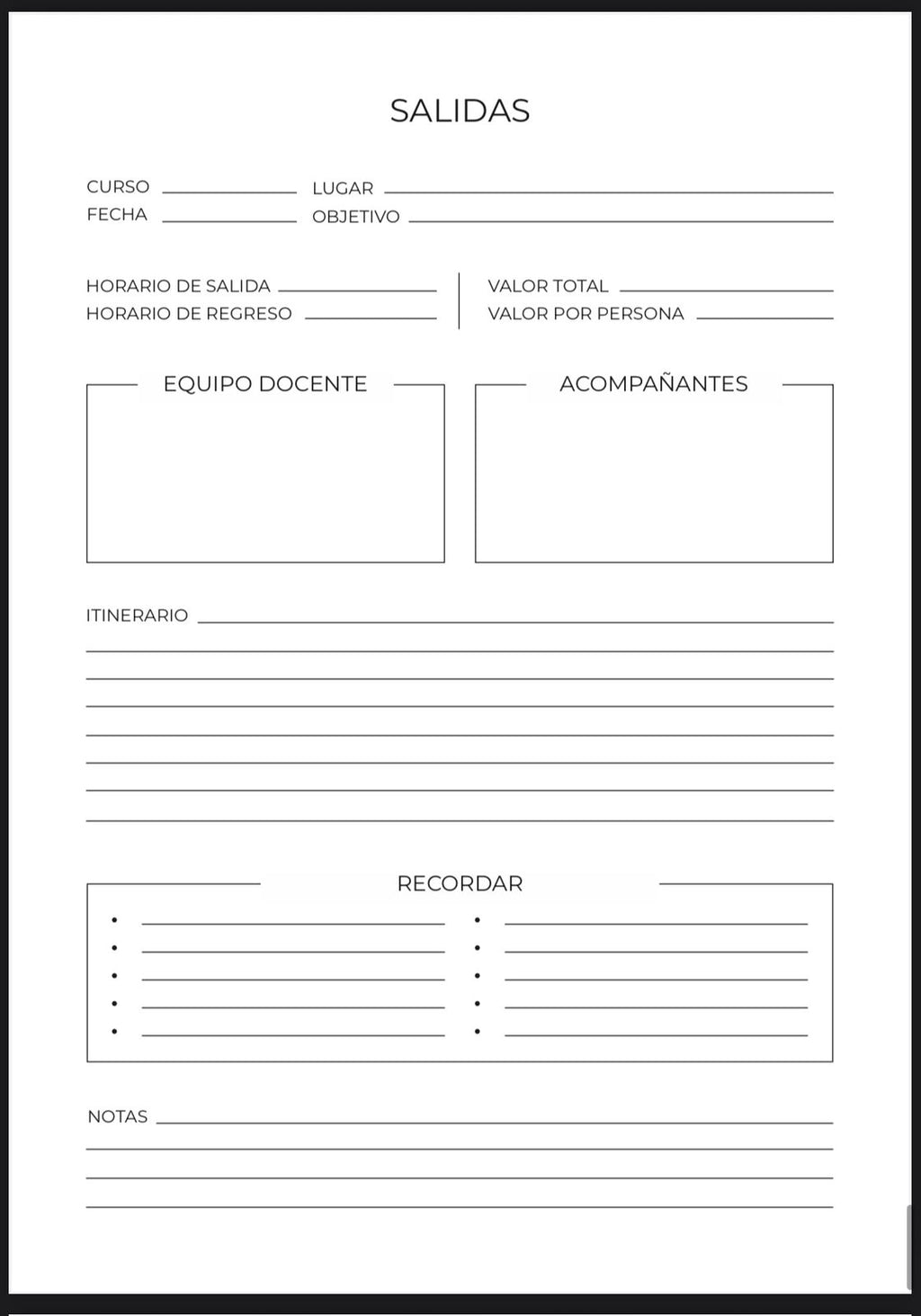 AGENDA DOCENTE 2026