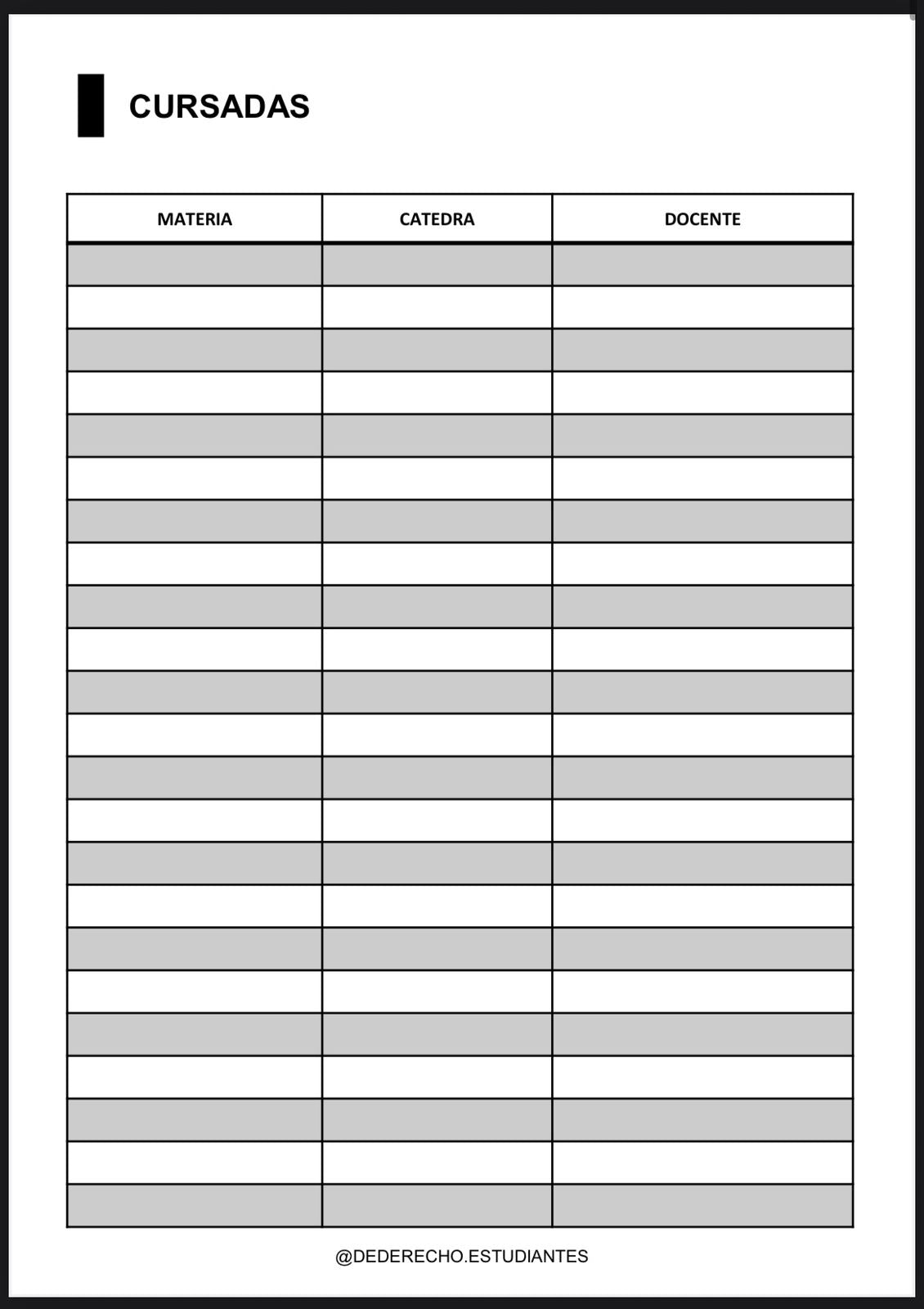 AGENDA UNIVERSITARIA 2026